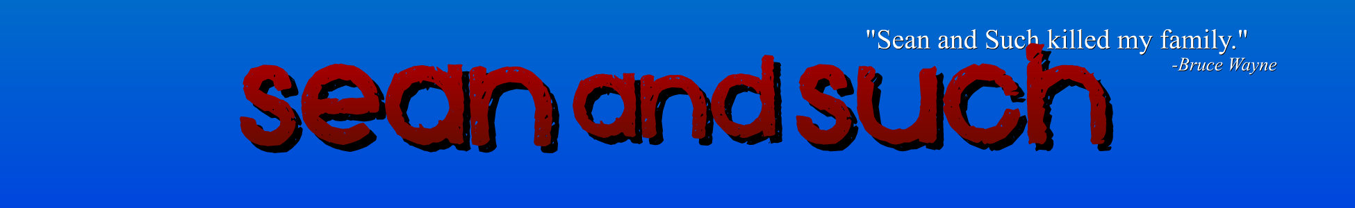 Sean and Such Logo