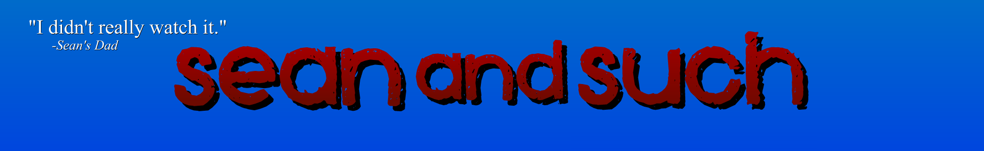 Sean and Such Logo